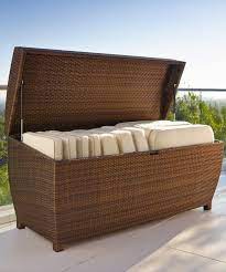 All Weather Wicker Storage Chest