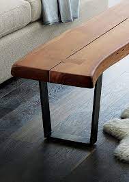 Wood Furniture Narrow Coffee Table