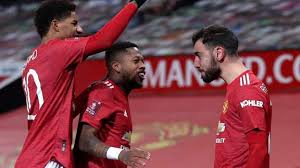 Manchester united's jesse lingard celebrates his huge goal against chelsea with the now famous wakandan salute from black panther. Manchester United 3 2 Liverpool Bruno Fernandes Settles Fa Cup Thriller Bbc Sport
