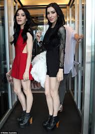 The veronicas are an australian pop duo from brisbane, australia. The Veronicas Show Off Skinny Frames In Mini Playsuits Fashion Dressed To Kill Dark Fashion