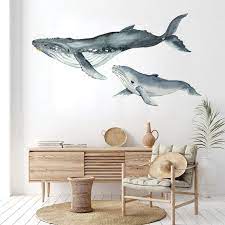 Whale Wall Decals Whale Decor Baby