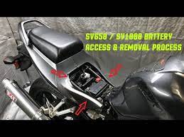 Sv650 Sv1000 Battery Access Removal