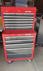 craftsman tool chest on wheels two pieces