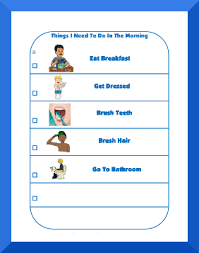 Kids Routine Charts Printable Daily Routine Chart For Kids