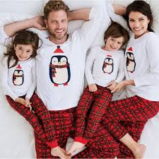 Mini Penguin Pajama Set In 2019 Matching Pjs Christmas