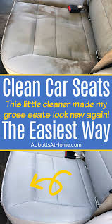How To Clean Car Seats At Home Super