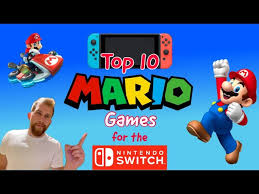 10 mario games for the nintendo switch