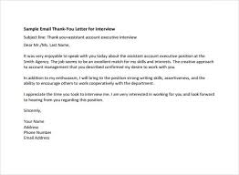 Free 13 Sample Thank You Letters After Phone Interview In