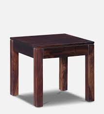 Enkel Solid Wood End Table In