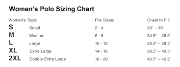 Sizing Chart Limited Run Games