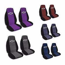 Black Border Bowtie Seat Covers Fits