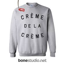 Creme De La Creme Sweatshirt Unisex Size S 3xl