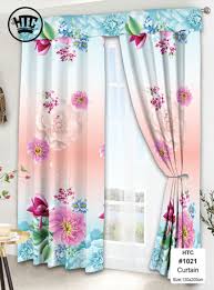 cod flower curtains for window or