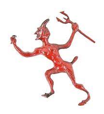Ornamental Cast Bronze Figural Devil