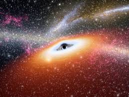 They create a hole in the fabric of spacetime into another dimension. Do Black Holes And Dark Matter Interact Gravitationally Does Dark Matter Fall Into Black Holes Astronomy Com