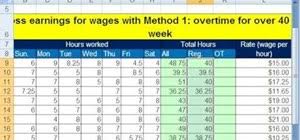 how to calculate gross and overtime pay