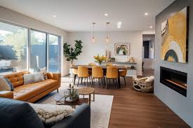 open concept living room and kitchen