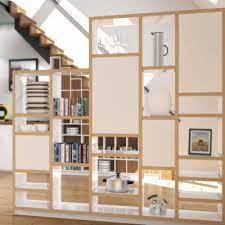 custom room divider bookcases and