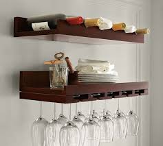 Floating Shelves Ledges Wine Shelf