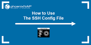 how to use the ssh config file