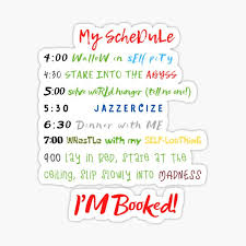 Life for a college student around the holidays, as told by the grinch. Grinch Schedule Stickers Redbubble