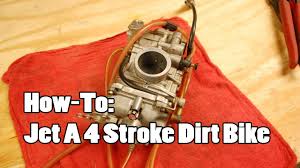 How To Jet A 4 Stroke Mx Dirt Bike Sample