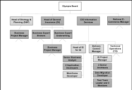Olympia Organization Chart And Positions Involved In The