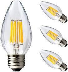 The e12 base style led bulb daylight white 5000 k, made in unique candelabra shape, gives you a bright. Brimax F15 8w Led Porch Light Bulb Outdoor Led Post Bulb For 75w 80w Incandescent Equivalent E26 Medium Base Dimmable 2700k Warm White Flame Wrinkle Glass For Ceiling Fan And Lantern