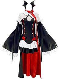 Amazon.com: Poetic Walk Anime Black Cloak Krul Tepes Princess Dress Cosplay  Costume (Small, Black) : Clothing, Shoes & Jewelry