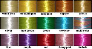 Threadelight Single Metallic Thread Cone Metallic Colors