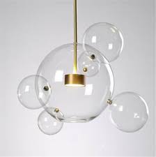 Modern Glass Globes Chandelier Bubble