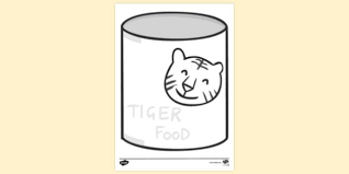 Click on any of the fast food pictures above to start coloring. Free Tiger Cute Food Colouring Pages Colouring Sheets