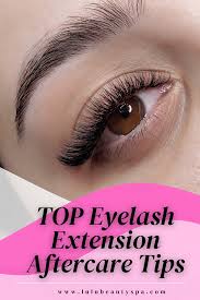 how to take care of eyelash extensions