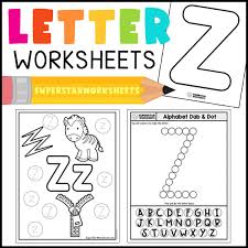 letter z worksheets superstar worksheets