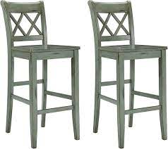 Shop target for signature design by ashley at great prices. Amazon Com Signature Design By Ashley Mestler Blue Green Tall Bar Stool Set Of 2 Furniture Decor