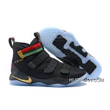 Nike Lebron Soldier 11 Bhm Black Green Outlet