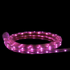 Cc Christmas Decor 10 Ft 60 Light Pink Led Outdoor Christmas Linear Tape Lighting 31342280 The Home Depot