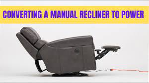 converting a manual recliner to power