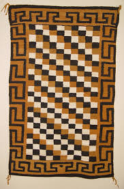 1950 diagonal checd navajo rug for