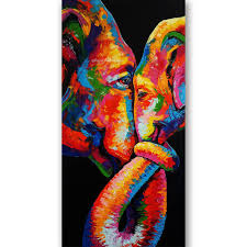 elephant art canvas painting elephant