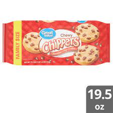 Shop for more cookies available online at walmart.ca. Great Value Chewy Chocolate Chip Cookies Family Size 19 5 Oz Walmart Com Walmart Com