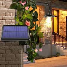 Retro Solar Shed Light Hanging Garden