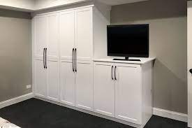 @lamps plus #mylampsplus #sponsored @crowngranite #diylikeaprobasement bar ideas: Basement Cabinets For Bedroom And Entertainment Center Storage