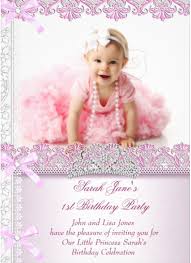 First St Birthday Party Girls Princess Pink Photo Birthday