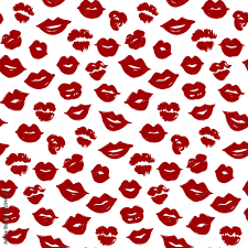 vector beauty seamless pattern of red