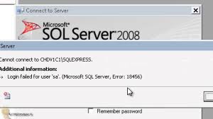 microsoft sql server error 18456 login