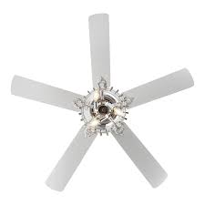 chrome indoor ceiling fan