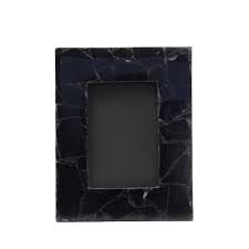 black obsidian natural photo frame