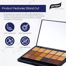 foundation palette with free blending