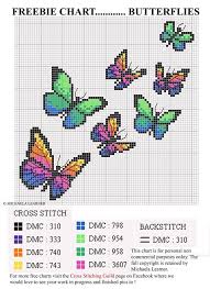 Gorgeous Butterfly Cross Stitch Chart Butterfly Cross